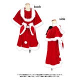 うさ耳付きケープ×ウエストマークリボンAラインサンタコスチューム サンタコスプレ | Tika | 詳細画像8