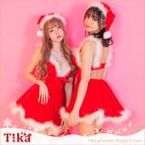 バストカットリボンオープンバックサンタコスチューム サンタコスプレ セクシーサンタ | Tika | 詳細画像1