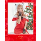 ラメ糸織り込みツイード×ブラックキャットサンタコスチューム サンタコスプレ | Tika | 詳細画像2