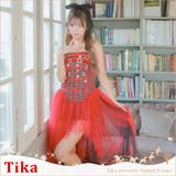 タータンチェック×チュールフィッシュテールサンタコスチューム サンタコスプレ | Tika | 詳細画像1