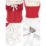 フロントホック×インナーパンツ付きフレアスカートのベレー帽サンタコスチューム | Tika | 詳細画像10