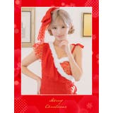 ツイードサイドヌーディーレースサンタドレス2点セット サンタコスプレ ドレスサンタ | Tika | 詳細画像1