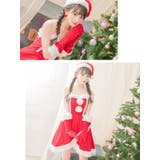 チューリップシルエットサンタコスチューム サンタコスプレ ガーリーサンタ | Tika | 詳細画像3 
