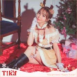 オフショルAライントナカイガールサンタコスチューム サンタコスプレ クリスマス | Tika | 詳細画像1