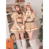 ハートデザイン×トナカイガールサンタコスチューム サンタコスプレ クリスマス | Tika | 詳細画像3 