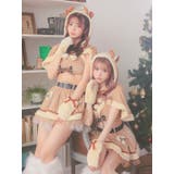 ハートデザイン×トナカイガールサンタコスチューム サンタコスプレ クリスマス | Tika | 詳細画像4 
