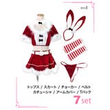 ロリポップデザインマイクロミニバニーサンタコスチューム サンタコスプレ | Tika | 詳細画像5