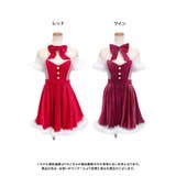 バストカットハイネックAラインサンタドレス サンタコスプレ カットアウト | Tika | 詳細画像6 