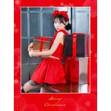 スパンコールツイード×ボリュームフリルショルダーサンタコスチューム | Tika | 詳細画像2