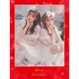 ふわもこスノーデザインクロスネックサンタコスチューム サンタコスプレ クリスマス | Tika | 詳細画像2