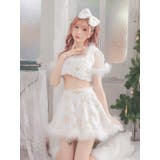 ふわもこスノーデザインクロスネックサンタコスチューム サンタコスプレ クリスマス | Tika | 詳細画像5