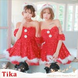 ふわもこ×スパンコールAラインベアサンタコスチューム サンタコスプレ クリスマス | Tika | 詳細画像1