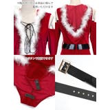 バストカットレースアップオープンショルダーレオタードサンタコスチューム | Tika | 詳細画像9 