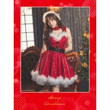 ウエストマークベルト付き総スパンコールフレアサンタコスチューム サンタコスプレ | Tika | 詳細画像2