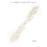 クリアホワイトフラワーモチーフヘアアクセサリー 韓国アクセサリー | Tika | 詳細画像4