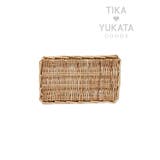 ドット柄スカーフ付きパールチャームかごバッグ 浴衣小物 ハンドバッグ | Tika | 詳細画像6