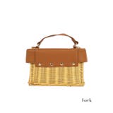 レザー×ラタンボックスタイプミニかごバッグ 浴衣小物 浴衣バッグ | Tika | 詳細画像7 