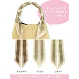 スカーフ付きハンド&ショルダー2wayキューブバッグ ハンドバッグ | Tika | 詳細画像5