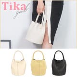 オフホワイト | スカーフ付きハンド&ショルダー2wayキューブバッグ ハンドバッグ | Tika