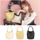 イエロー | スカーフ付きハンド&ショルダー2wayキューブバッグ ハンドバッグ | Tika