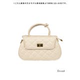 ラウンドレザー調キルティング結びハンドル2wayミニバッグ カジュアルバッグ | Tika | 詳細画像4