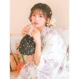 サテン巾着散りばめパール×ハンドル2WAYバッグ ハンドバッグ ショルダーバッグ | Tika | 詳細画像3