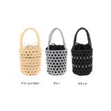 ビジュー×メタルボールラウンド巾着ミニバッグ 浴衣バッグ 浴衣小物 | Tika | 詳細画像3