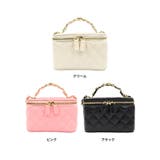 ゴールドチェーンキルティング2WAYバニティバッグ ハンドバッグ ショルダーバッグ | Tika | 詳細画像8