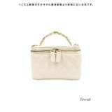 ゴールドチェーンキルティング2WAYバニティバッグ ハンドバッグ ショルダーバッグ | Tika | 詳細画像9