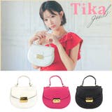 クロコ風型押しデザイン2WAYミニバッグ ショルダーバッグ ハンドバッグ | Tika | 詳細画像1