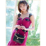 スクエアプリーツ×ゴールドチェーン2WAYミニバッグ ハンドバッグ | Tika | 詳細画像2