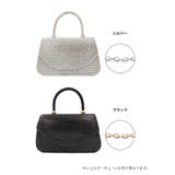 ラインストーンマグネットタイプ2WAYミニバッグ ハンドバッグ ショルダーバッグ | Tika | 詳細画像4