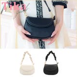 ブラック | くしゅっとハンドル×ベーシック2WAYミニバッグ 韓国バッグ きれいめバッグ | Tika