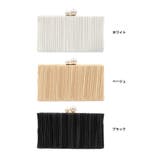 チェーンショルダー付き大小パール×プリーツがま口2WAYミニバッグ | Tika | 詳細画像6