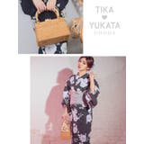 スクエア型巾着かごバッグ 浴衣小物 ハンドバッグ | Tika | 詳細画像1