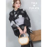 ハーフムーン型ラタン素材巾着かごバッグ 浴衣小物 ハンドバッグ | Tika | 詳細画像2 