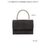 ワンカラー×ストーンハンドル2WAYミニバッグ ハンドバッグ ショルダーバッグ | Tika | 詳細画像4