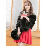 フェイクファー付き大判ショール アウター 羽織 | Tika | 詳細画像4 