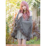 フェイクファーパイピング大判ショール フェイクファーショール アウター | Tika | 詳細画像2 