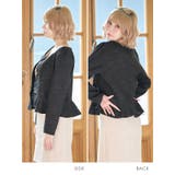 ワンカラーペプラムボレロジャケット 韓国ファッション フォーマルジャケット | Tika | 詳細画像6 