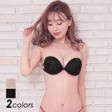 ハートデザインシリコンストラップレスブラ ストラップタブ付き インナーブラ | Tika | 詳細画像1 