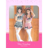 ツイードチェックバストカットねずみガールコスチューム ハロウィンコスプレ | Tika | 詳細画像2
