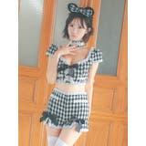 ツイードチェックバストカットねずみガールコスチューム ハロウィンコスプレ | Tika | 詳細画像8