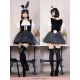 ボリュームチュールスカートウェイトレス風バニーガールコスチューム ハロウィンコス… | Tika | 詳細画像8 