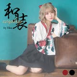 ホワイト×ブラック | 大正レトロミニ丈袴コスチューム ハロウィンコスプレ ガーリーコスプレ | Tika