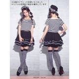 ボリュームスカートセットアップ囚人服コスチューム ハロウィンコスプレ | Tika | 詳細画像5