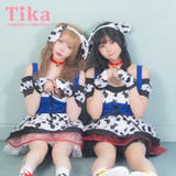 ビスチェ風デザインオフショルダーダルメシアンガールコスチューム ハロウィンコスプ… | Tika | 詳細画像1