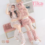 ふわもこレオパードキャットガールコスチューム ハロウィンコスプレ ガーリーコスプ… | Tika | 詳細画像1 