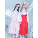 ふわもこきつね耳カチューシャ付き巫女風コスチューム ハロウィンコスプレ ガーリー… | Tika | 詳細画像3 