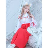 ふわもこきつね耳カチューシャ付き巫女風コスチューム ハロウィンコスプレ ガーリー… | Tika | 詳細画像5 